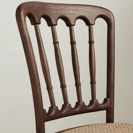 Rustic Mango Solid Wooden Single Dining Chair In Natural Honey Finish thumbnail 5