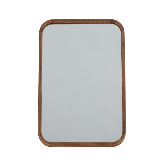 Rustic Mango Solid Wooden Mirror Frame in Simple Form With Honey Finish thumbnail 9
