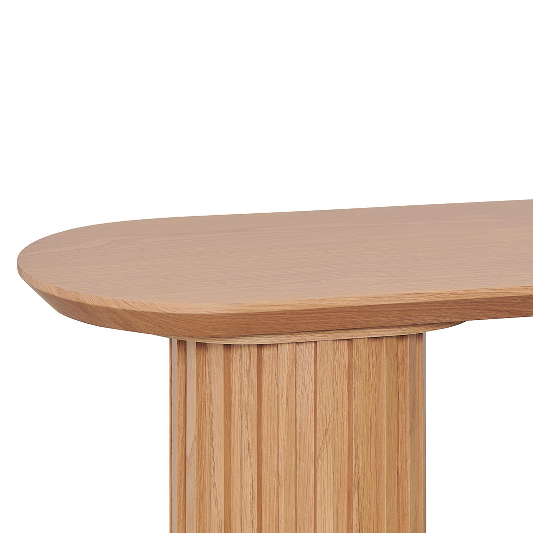 Rustic Mango Wooden Console Table in  Light Honey Finish thumbnail 4