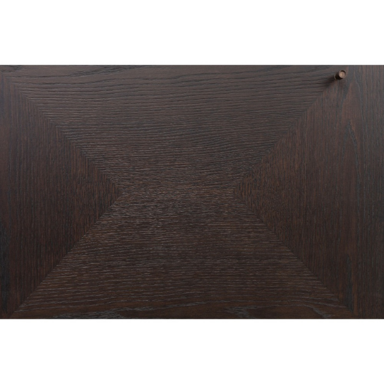 Rustic Mango 3 Door Solid Wooden Sideboard In Dark Walnut Finish thumbnail 6