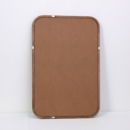Rustic Mango Solid Wooden Mirror Frame in Simple Form With Honey Finish thumbnail 14