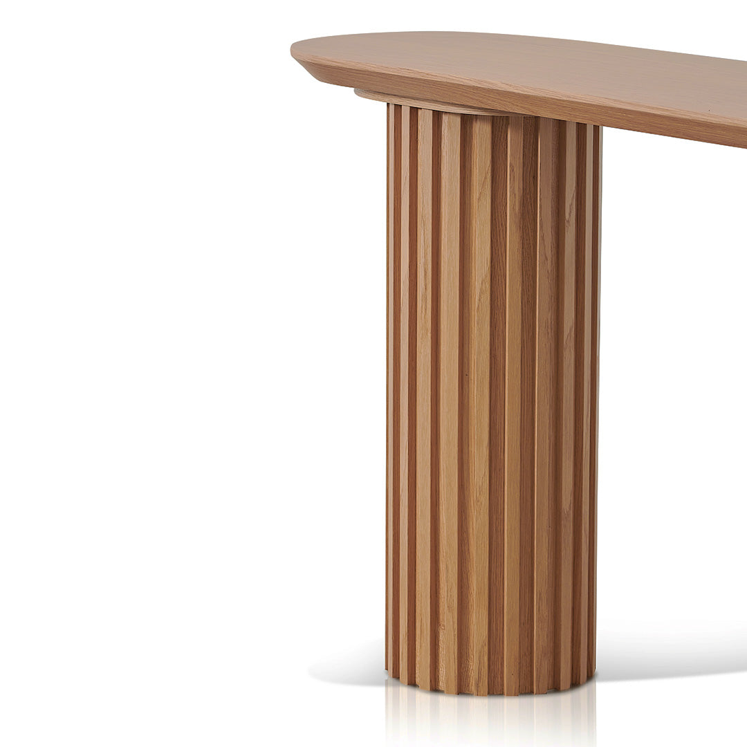 Rustic Mango Wooden Console Table in  Light Honey Finish thumbnail 5