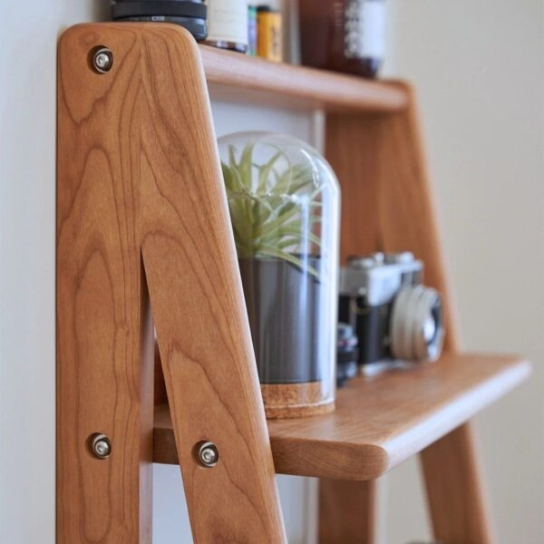 Rustic Mango Solid Wooden Open Bookcase With Storage Option In Light Honey Finish thumbnail 4