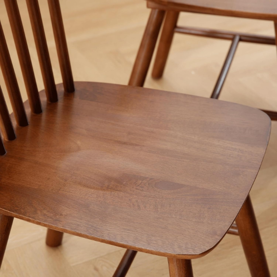Rustic mango Classical Solid Wooden Chair In Vintage Style With Honey Finish thumbnail 4