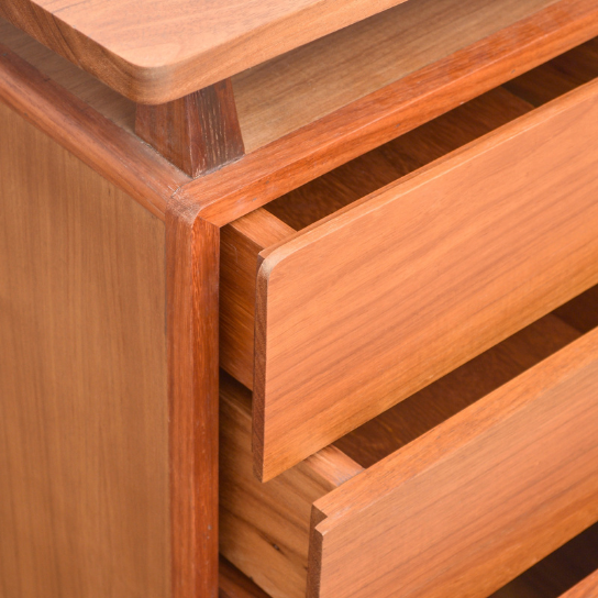 Rustic Mango Solid Wooden Modern Study Table In Honey Finish thumbnail 4