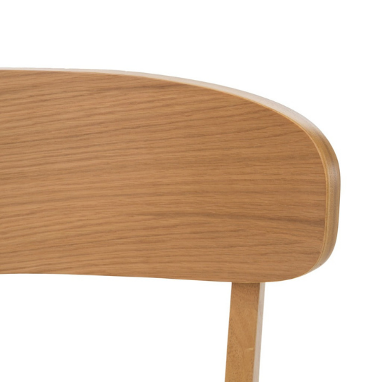 Rustic Mango Solid Wooden Set of Two Chair With Sitting In Natural Finish thumbnail 3