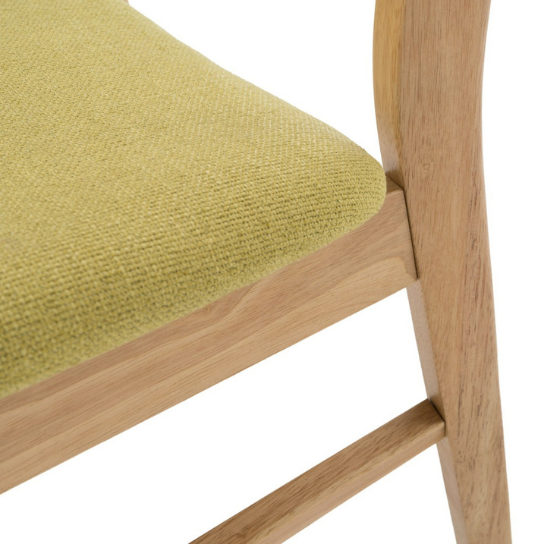 Rustic Mango Solid Wooden Set of Two Chair With Sitting In Natural Finish thumbnail 4