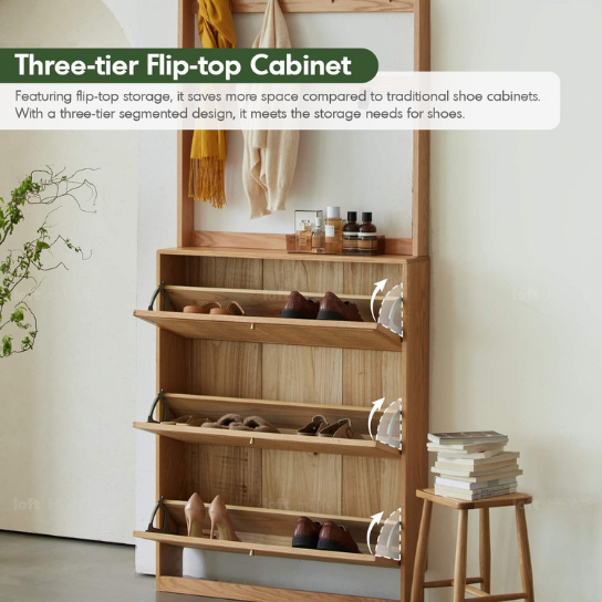 Rustic Mango Solid Wooden Shoe Rack  with Cane Finish thumbnail 6