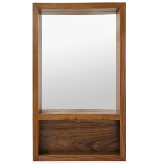 Rustic Mango Solid Wooden Natural Honey Matte Finish Mirror With Back MDF thumbnail 3