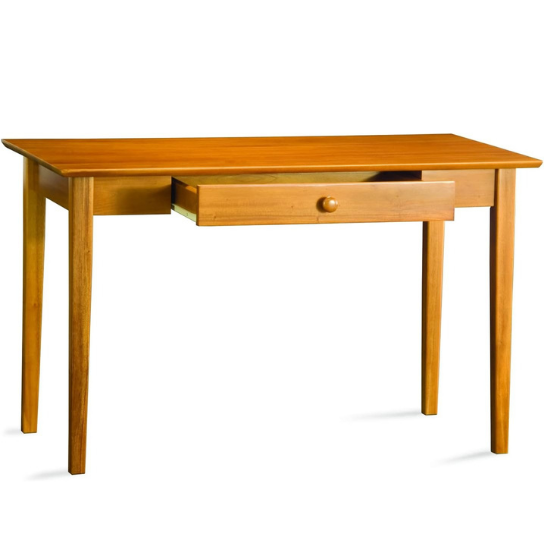 Rustic Mango Solid Wooden Classic Study Table In Honey Finish thumbnail 4