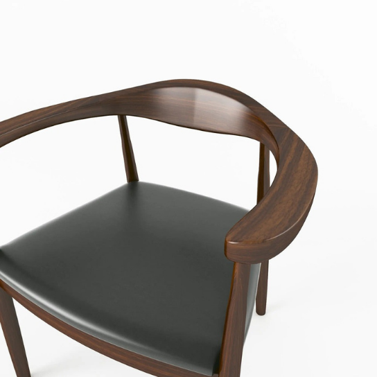 Rustic mango Vintage Classical Solid Wooden Chair with Sitting In Honey Finish thumbnail 6