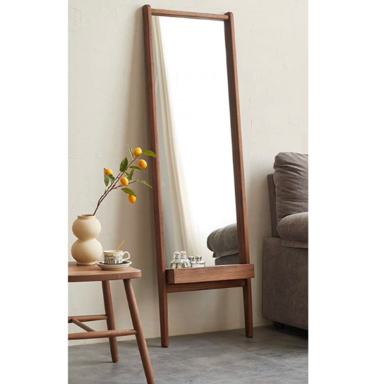 Rustic Mango Solid Wooden Hanged Mirror Frame In Multicolor thumbnail 2