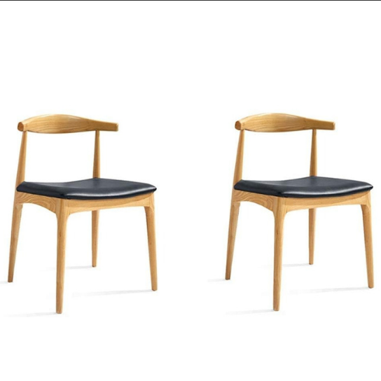 Rustic Mango Solid Wooden Dining Chairs thumbnail 2