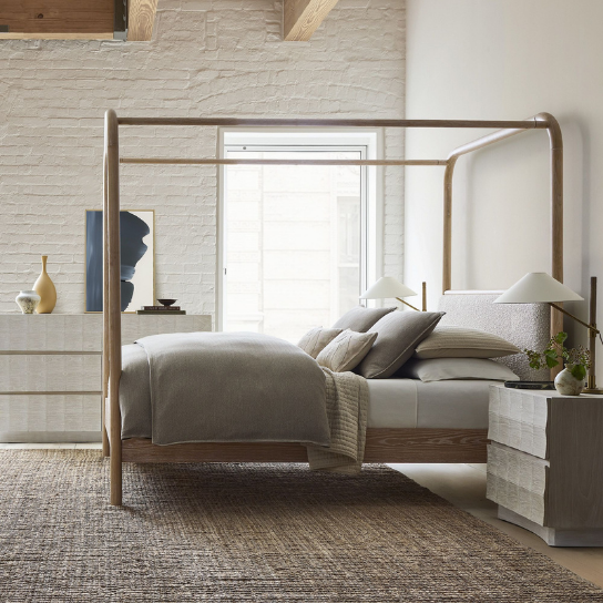 Rustic Mango Solid Wooden Heritage Beds in Natural Finish thumbnail 2