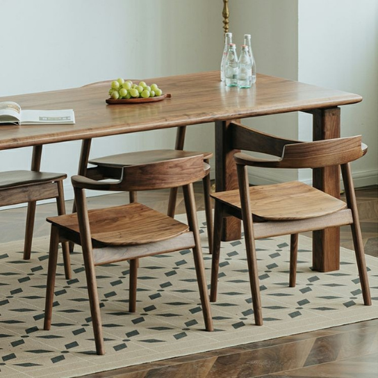 Rustic Mango Solid Wooden Dining Chair In Honey Matte Finish thumbnail 4
