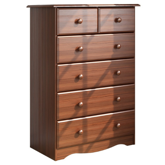 Rustic Mango Old Vintage Style Solid Wooden Chest of Drawers thumbnail 2