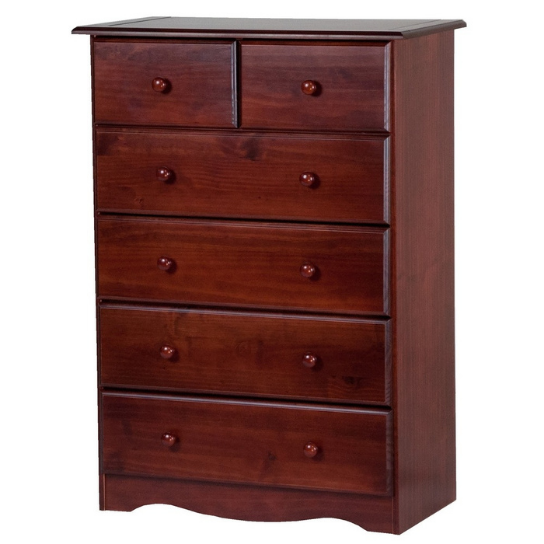 Rustic Mango Old Vintage Style Solid Wooden Chest of Drawers thumbnail 4