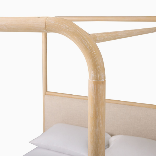 Rustic Mango Solid Wooden Heritage Beds in Natural Finish thumbnail 7