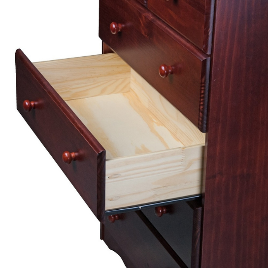 Rustic Mango Old Vintage Style Solid Wooden Chest of Drawers thumbnail 5