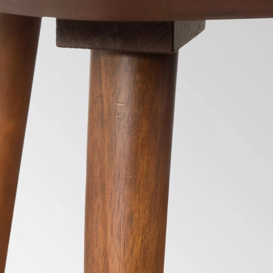 Rustic Mango Solid Wooden Sidetable with 3 Legs In Honey Finish thumbnail 3