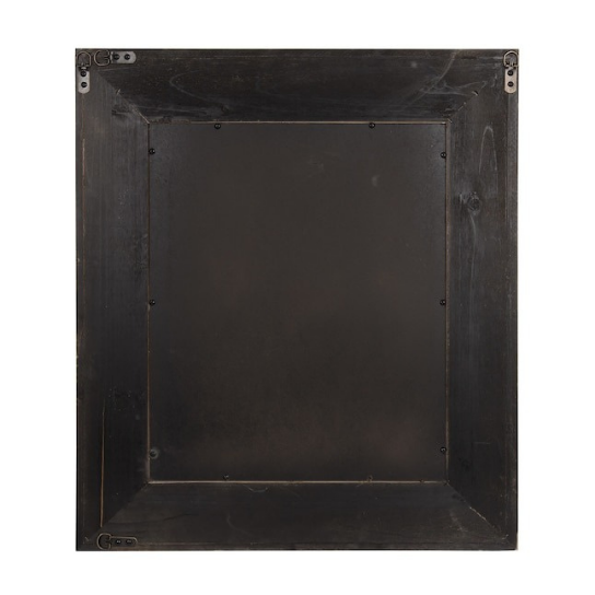 Rustic Mango Solid Wooden Mirron Frame With Shelf to Storage your Skin Care Products ( Light matte Finish  ) thumbnail 4