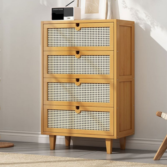Rustic Mango Solid Wooden Heritage Chest of Drawers In Light Teak Finish thumbnail 2