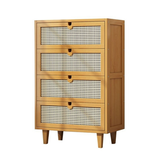 Rustic Mango Solid Wooden Heritage Chest of Drawers In Light Teak Finish thumbnail 3