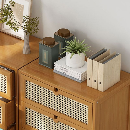Rustic Mango Solid Wooden Heritage Chest of Drawers In Light Teak Finish thumbnail 4