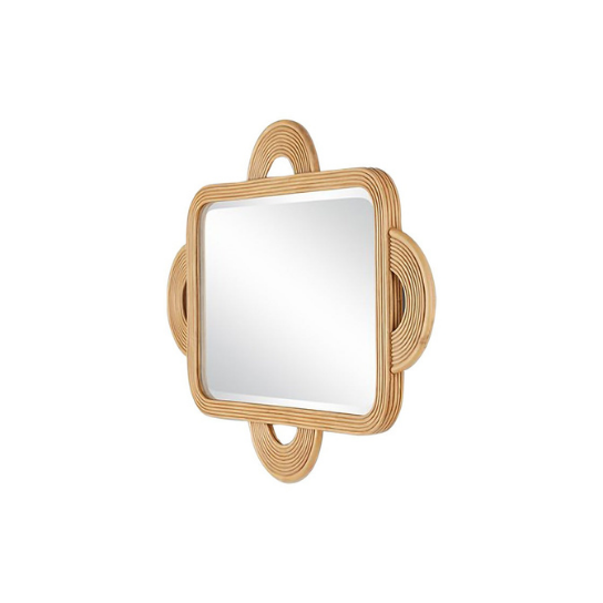 Rustic Mango Solid Wooden With Carving Mirror Frame In Multicolor Available thumbnail 4