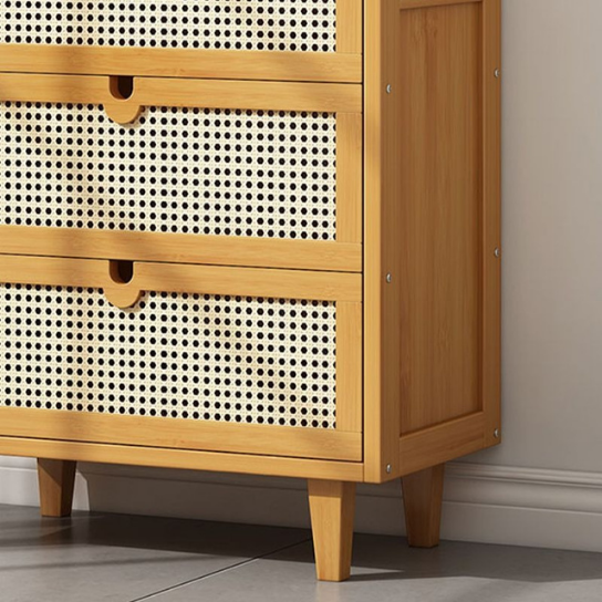 Rustic Mango Solid Wooden Heritage Chest of Drawers In Light Teak Finish thumbnail 6