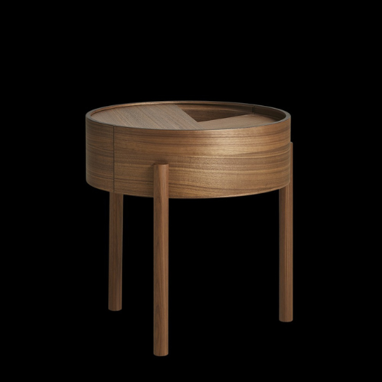 Rustic Mango Modern Side Table for Living Room | Honey Finish thumbnail 4