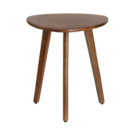 Rustic Mango Solid Wooden Side  Table In Honey Finish thumbnail 2