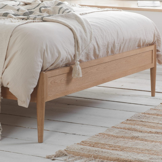 Rustic Mango Solid Wooden Beds in Natural Cane Finish thumbnail 4