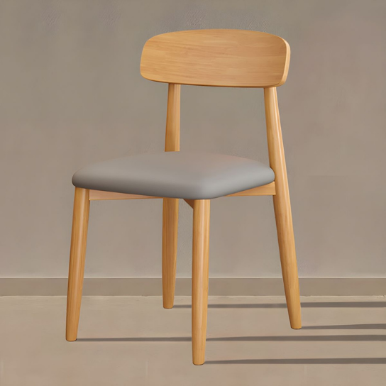 Rustic mango Solid Wooden Chairs With Sitting In Dark Walnut Finish thumbnail 3