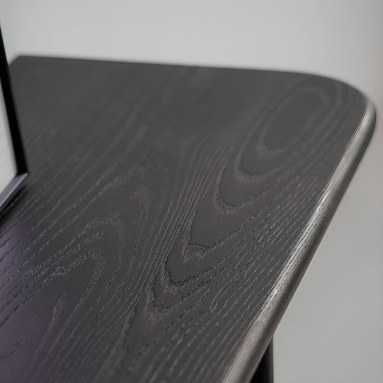 Rustic Mango Anabola Console Table In Black Finish in Solid Wood thumbnail 5