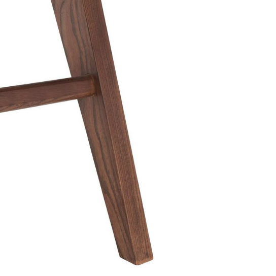 Rustic mango Old Vintage Classic Solid Wooden Cane Chair In Walnut Finish thumbnail 4