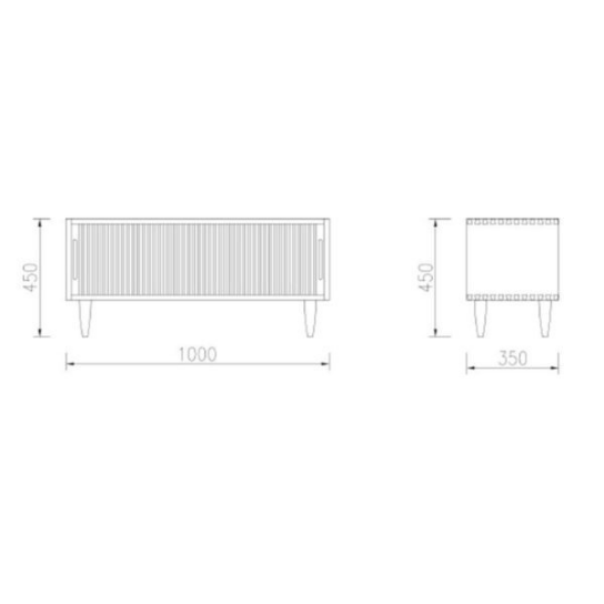 Rustic Mango Okla Solid Wooden Shoe Rack In Walnut Finish thumbnail 5