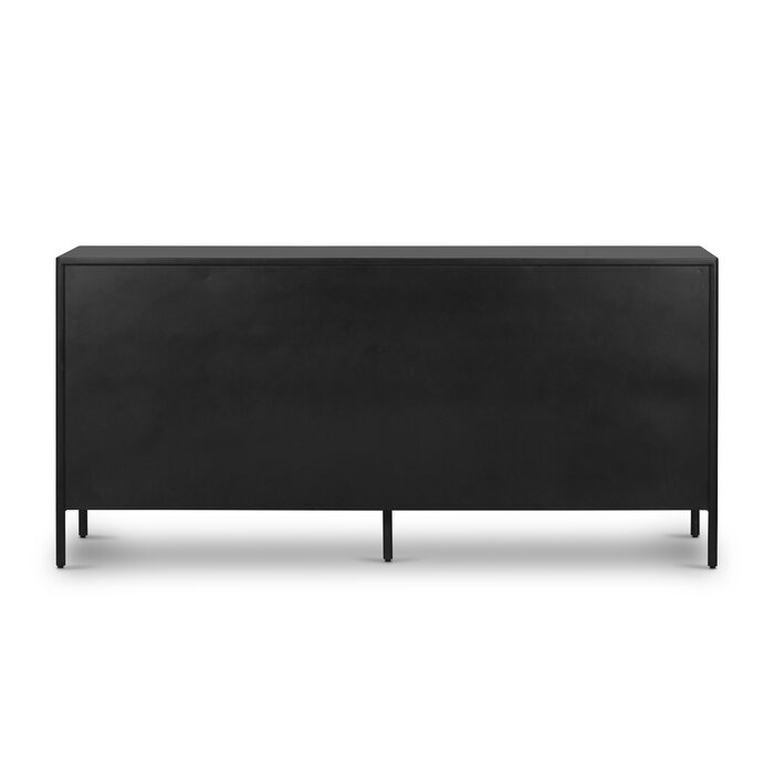 Rustic Mango Solid Heavy Wooden Chest of Drawer In Dark Walnut Finish thumbnail 6