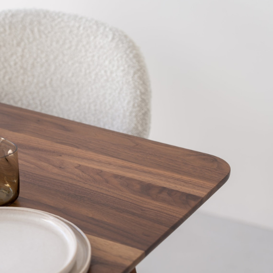 Rustic Mango Solid Wooden Modern Dining Table thumbnail 6