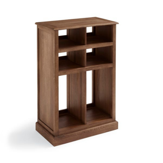 Rustic Mango Solid Wooden Heavy Duty Shoe Rack With Open Self In Honey Finish thumbnail 4