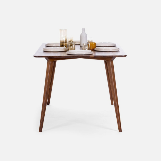 Rustic Mango Solid Wooden Modern Dining Table thumbnail 9
