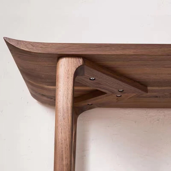 Rustic Mango Light Weight Solid Wooden Console Table In Honey Finish thumbnail 6