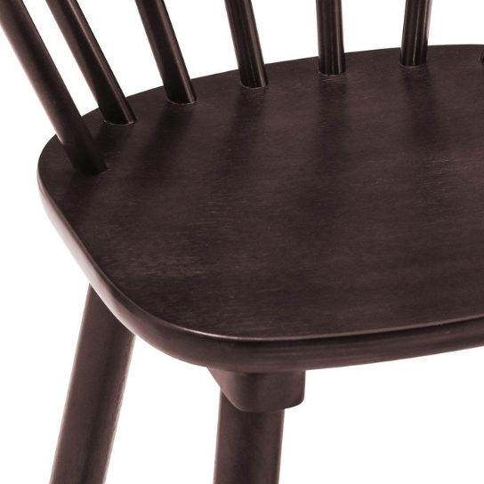 Rustic mango Solid Wooden Royal Touch Chair Without Dining Table In Walnut Finish thumbnail 5