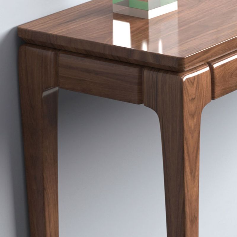 Rustic Mango Hidden Wooden Console Table In Honey Finish thumbnail 6