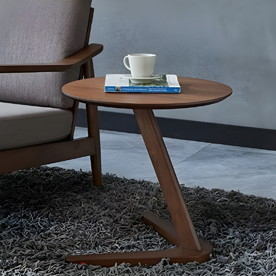 Rustic Mango Solid Wooden Side Table In Honey Finish thumbnail 2