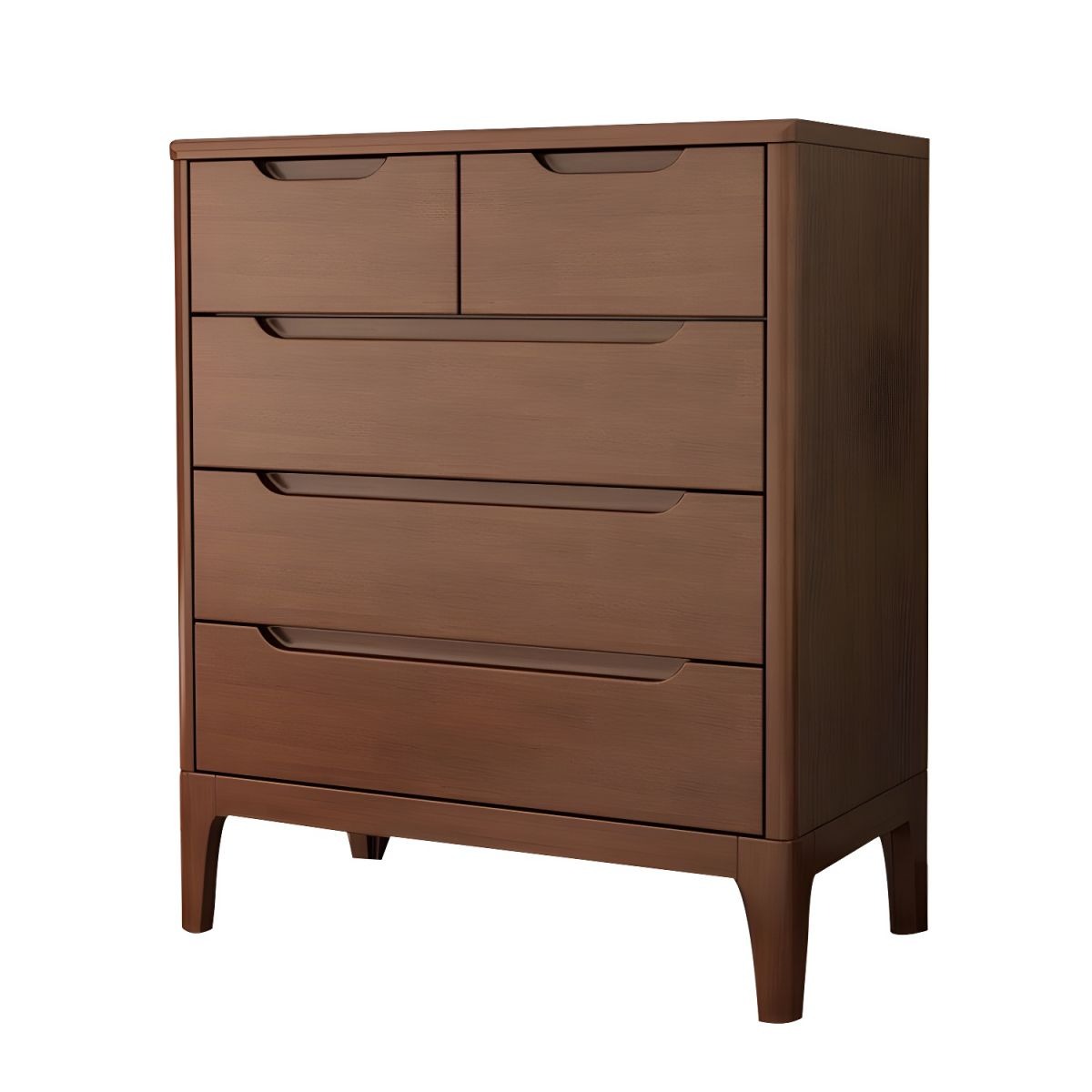 Rustic Mango Solid Wooden Chest of Drawers In Honey Matte Finish thumbnail 2