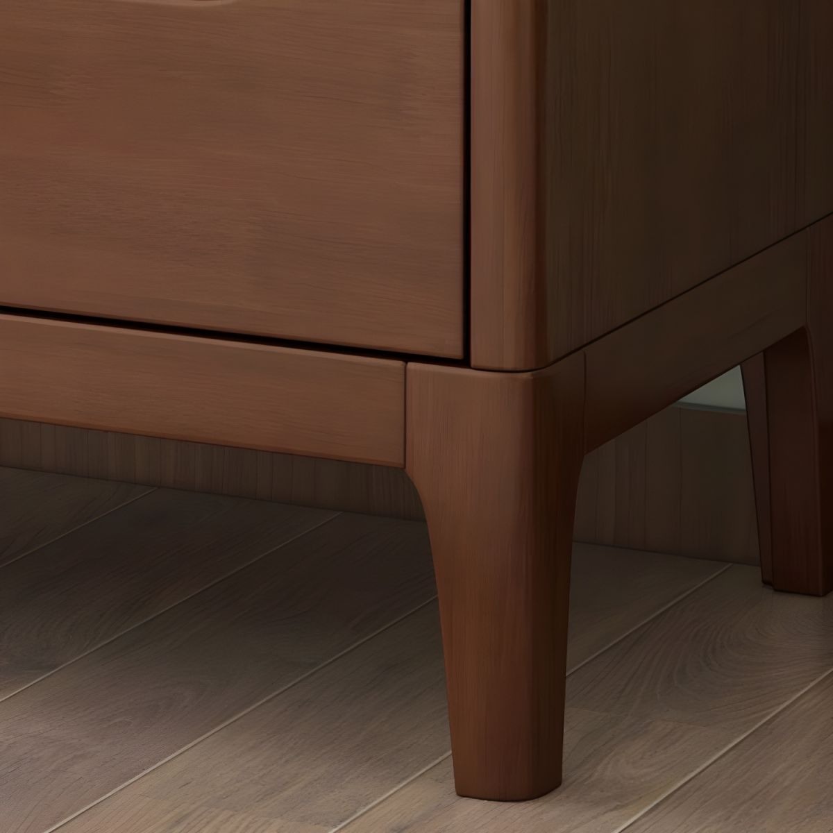 Rustic Mango Solid Wooden Chest of Drawers In Honey Matte Finish thumbnail 4