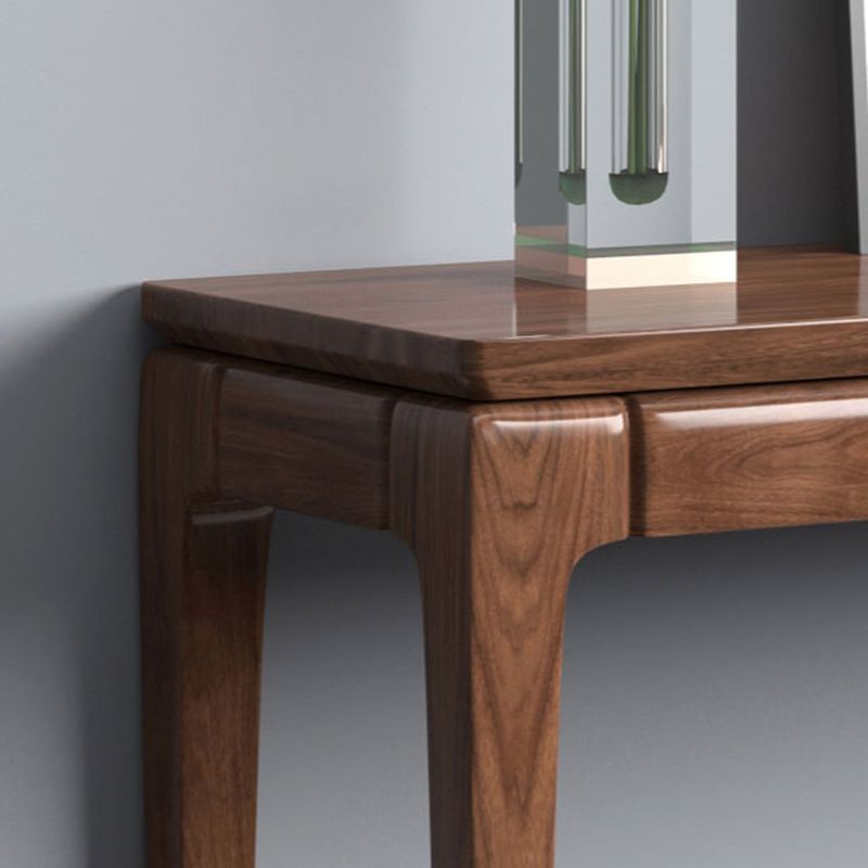 Rustic Mango Hidden Wooden Console Table In Honey Finish thumbnail 10