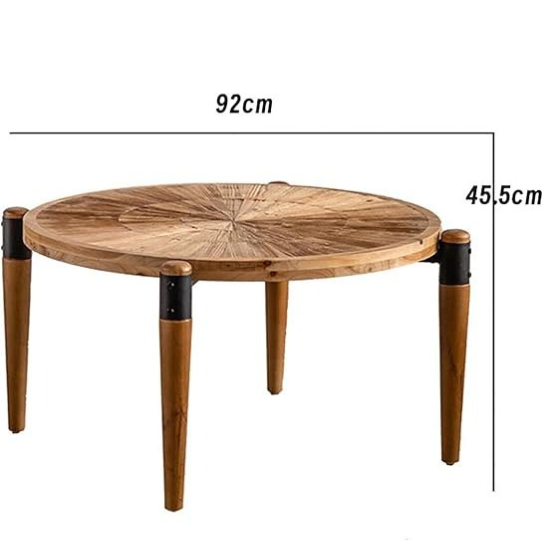 Rustic Mango Carving Top With Random Wood Plats In Honey Finish thumbnail 7