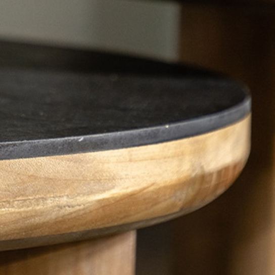 Rustic Mango Coffee Table With Black Top or Honey Finish thumbnail 7